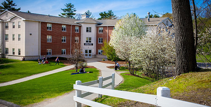 A Curry College student describes his favorite places on campus
