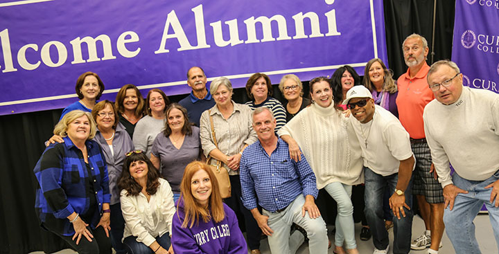 Alumni at a recent reunion