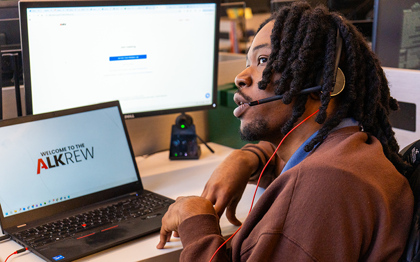 A student learns on the job as an intern