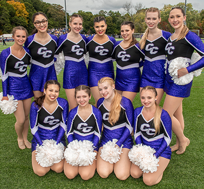 Dance Team members pose for a group photo