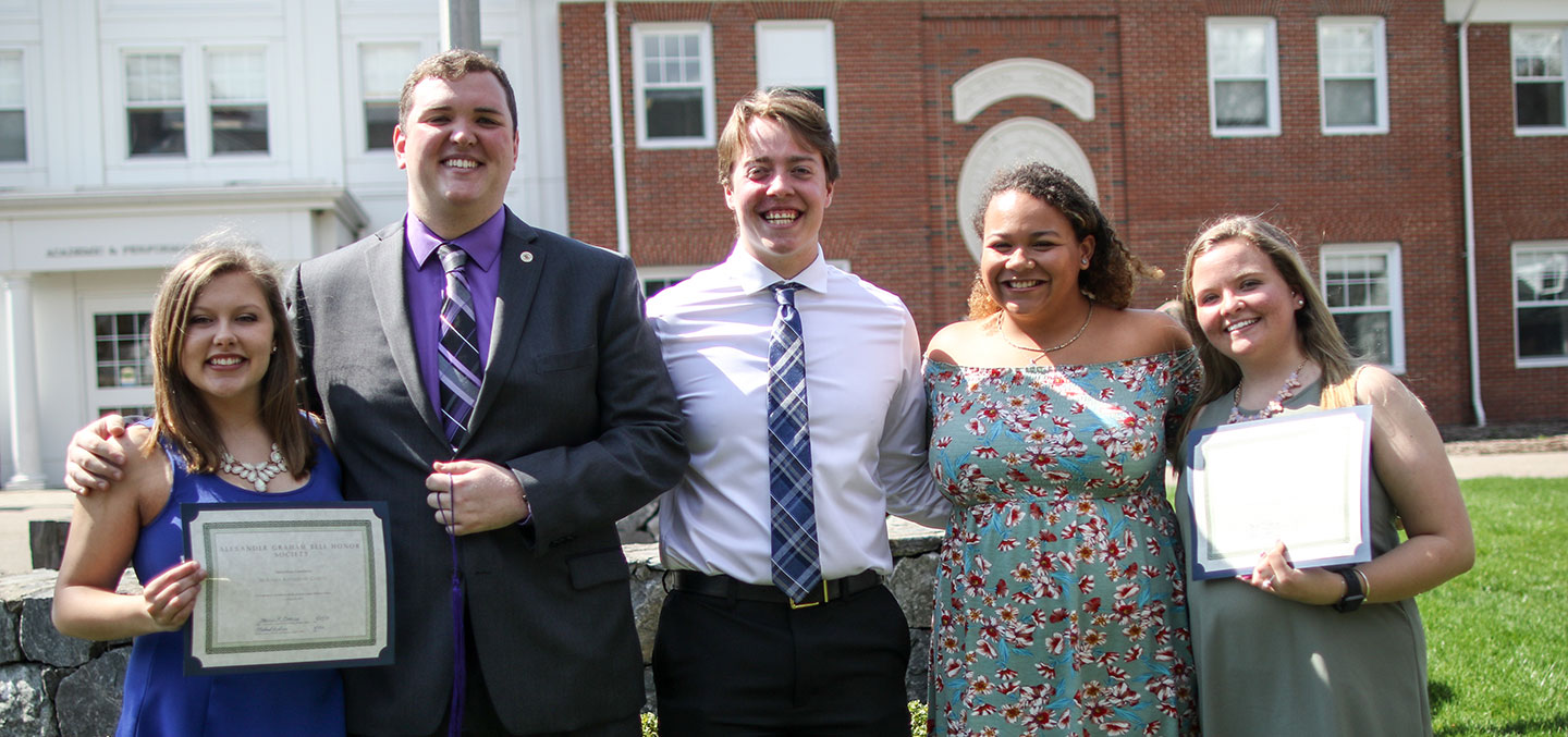 Alexander Graham Bell Honor Society members