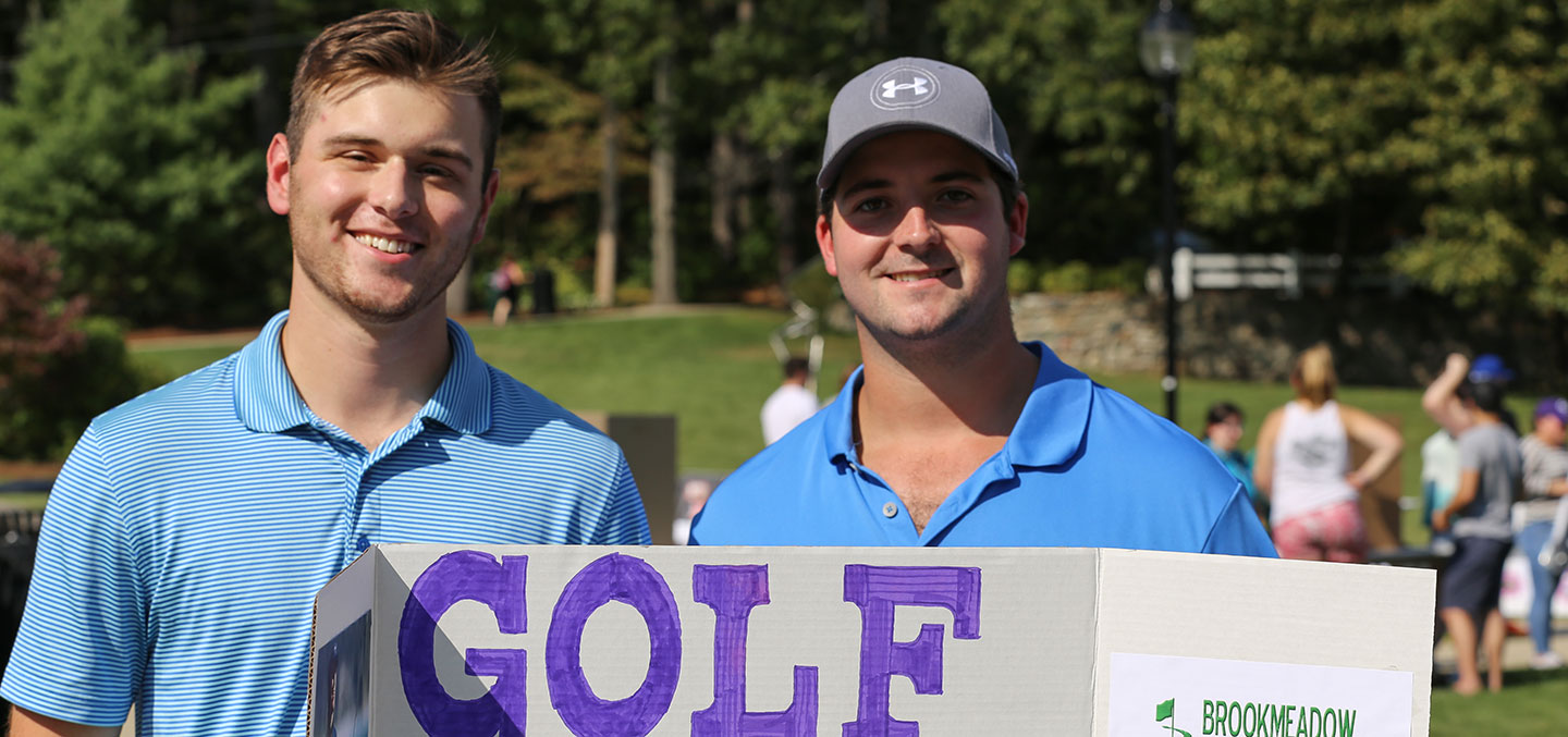 Curry College Golf Club members