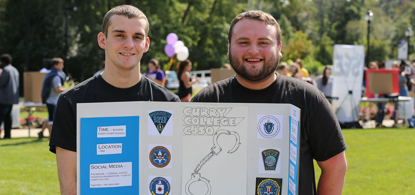 Criminal Justice Student Organization members