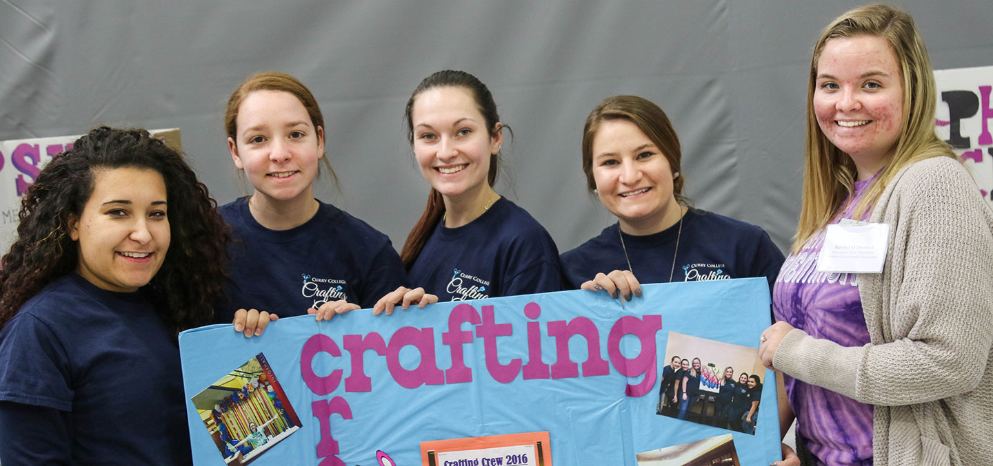 Crafting Crew members at the Student Involvement Fair