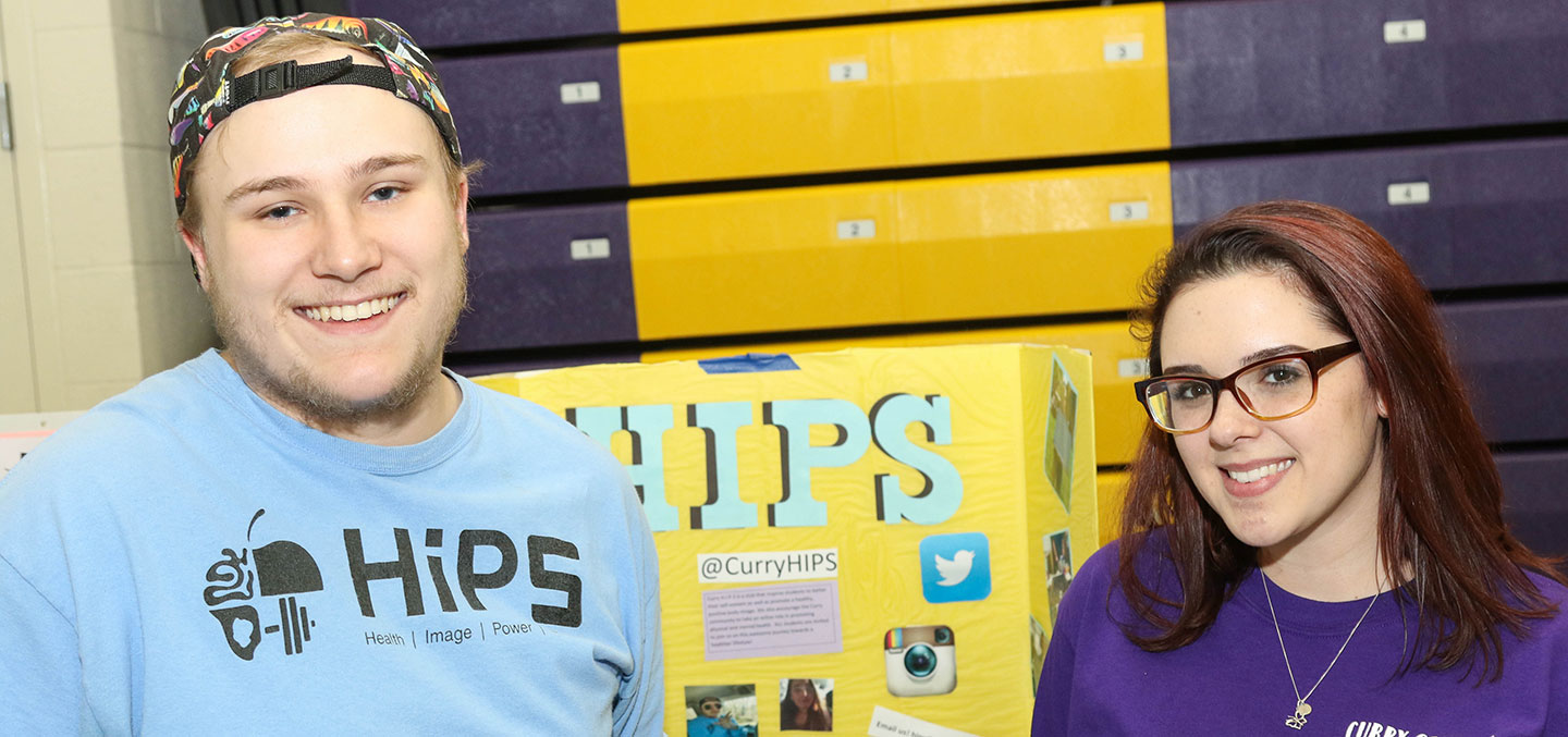Curry College HIPS members