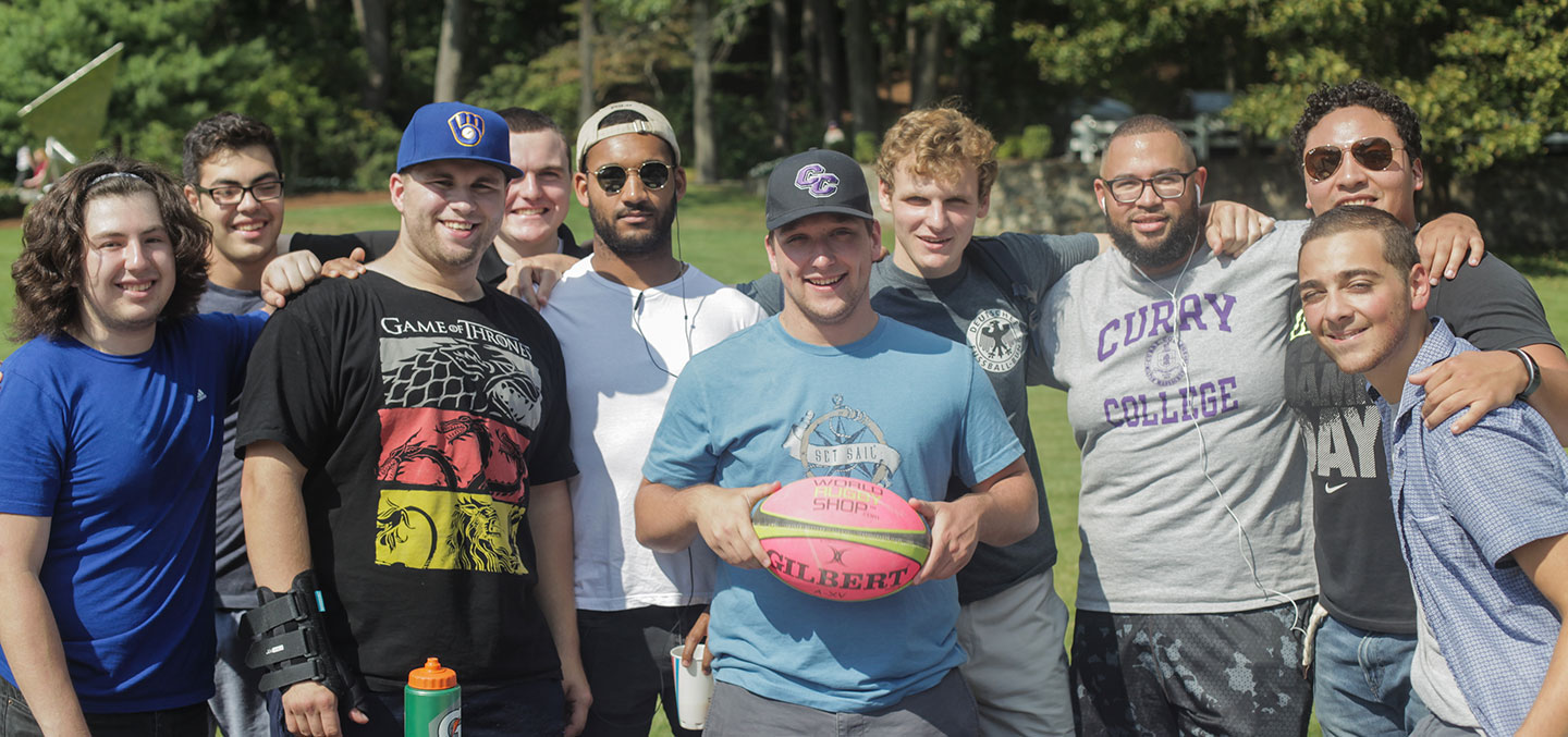 Rugby Team members at the Student Involvement Fair