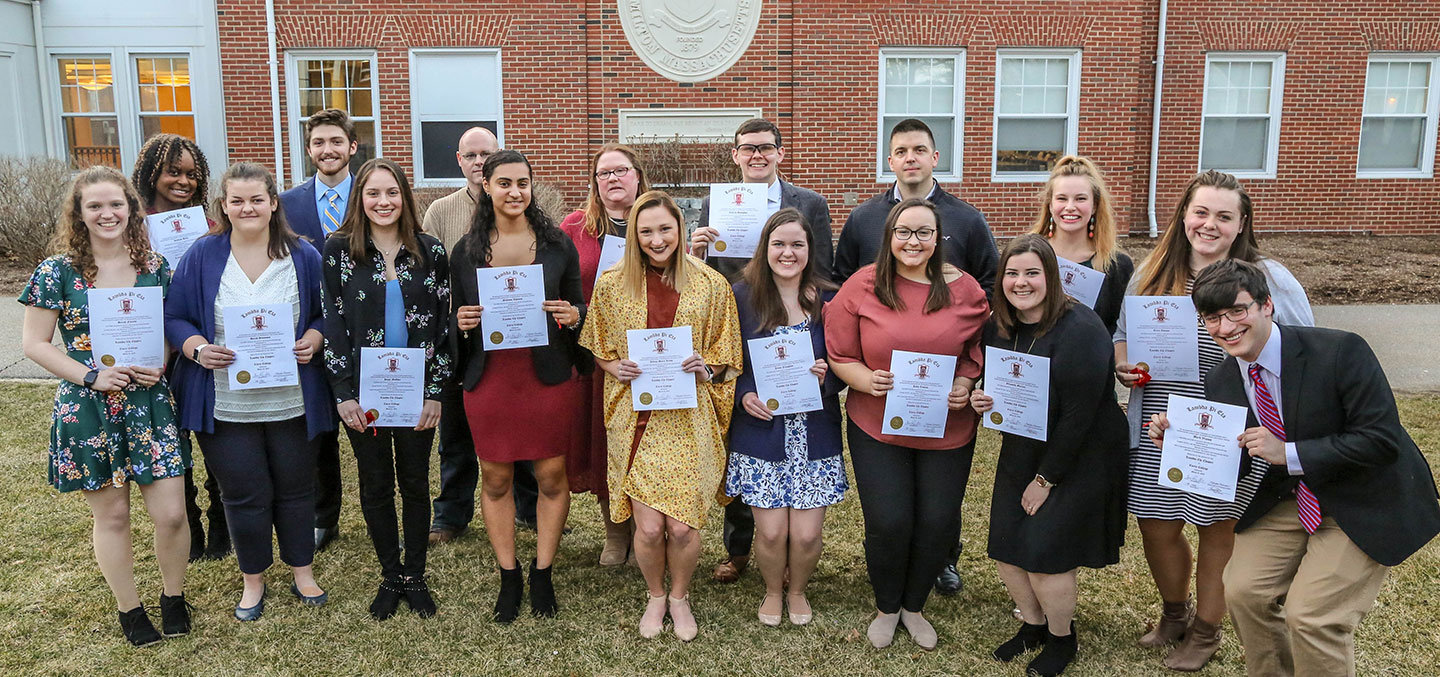 Lambda Pi Eta members