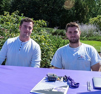 Business Students Association members at the Student Involvement Fair