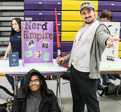 Nerd Empire Club members at the Student Involvement Fair