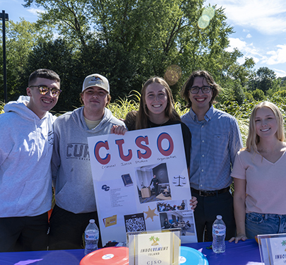 Curry College CJSO Club members