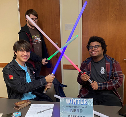 Star Wars Club members at the Student Involvement Fair