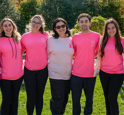 CCSNA members and faculty at the annual EvvGirl Hike at Homecoming