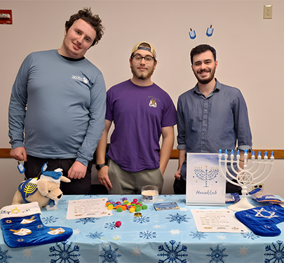 Hillel members at the Student Involvement Fair