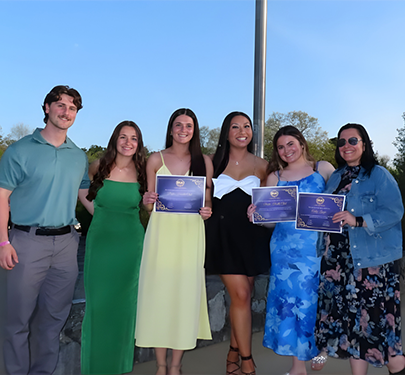 Public Health Club students pose for a photo at a recent event