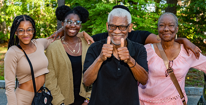 Parents Help Students Move In at Curry College