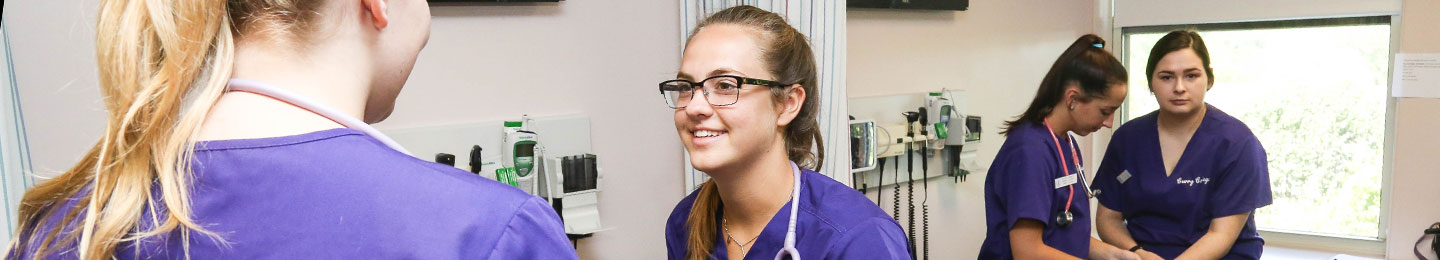 Nursing Students in the lab pursuing health careers