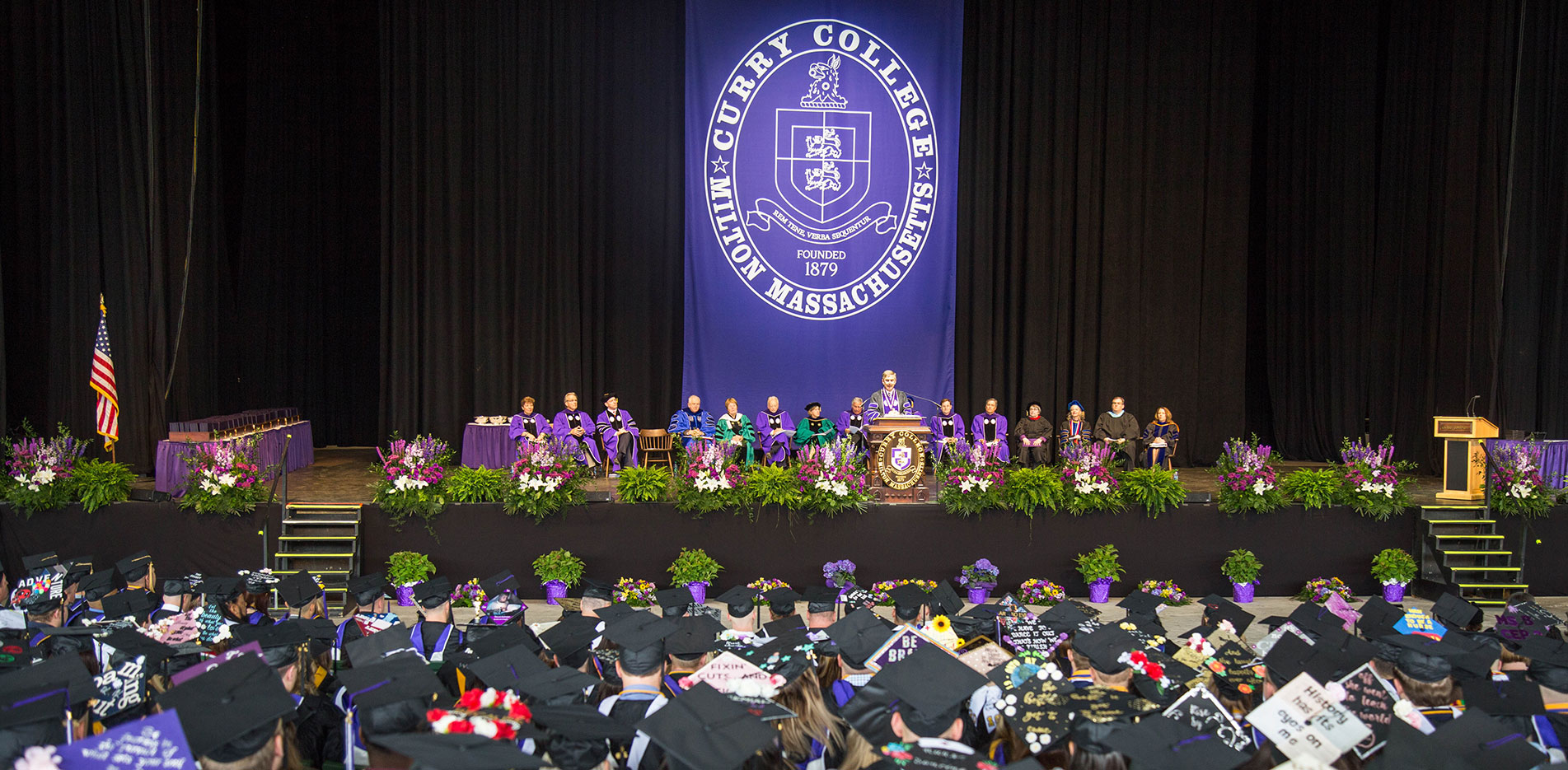 Curry College Commencement at Xfinity Center