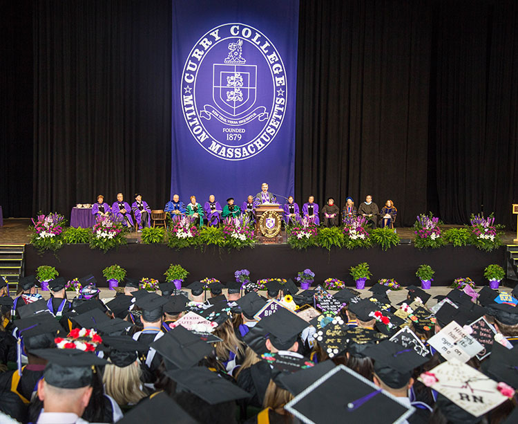 Curry College Commencement at Xfinity Center