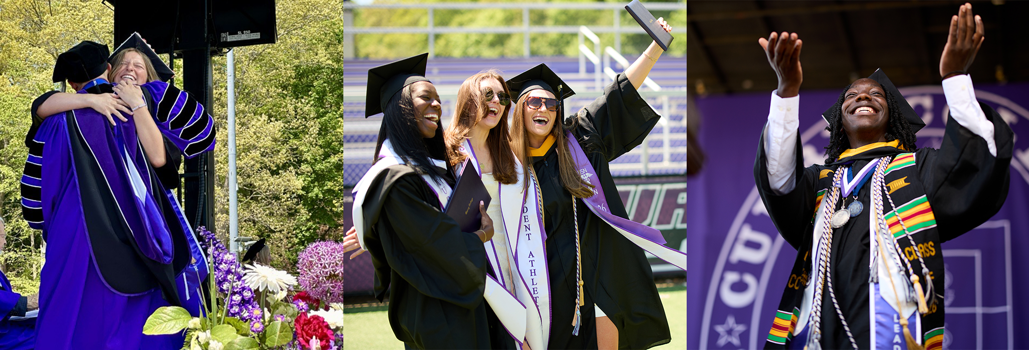 Curry College Commencement 2026 collage
